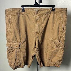 Goodfellow & Co Tan Cargo Shorts Relaxed Fit